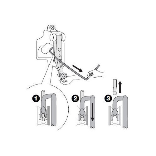 Brake booster release tool for Volkswagen - TB01190