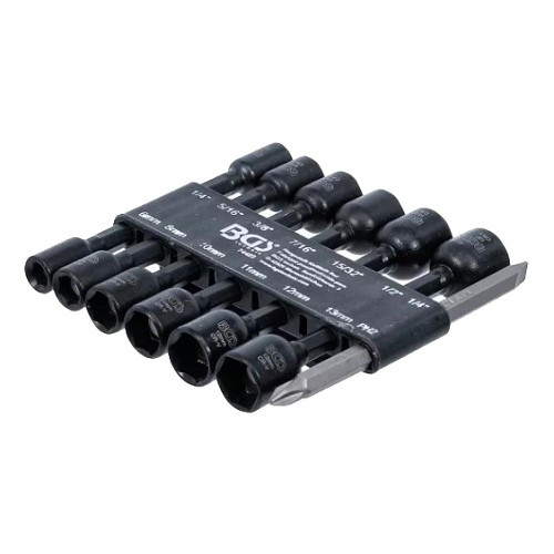  Set of 14 BGS sockets for screwdrivers and drills  - TB01234 