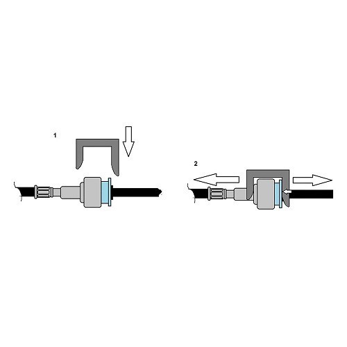 Tool to connect the fuel duct for BMW - TB01298