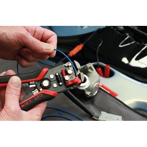 Alicates para pelar automático con detector de tensión 12 - 250 AC - TB04955
