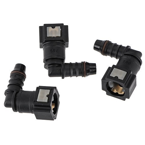 Elbow quick connectors 7.89 x 8 mm