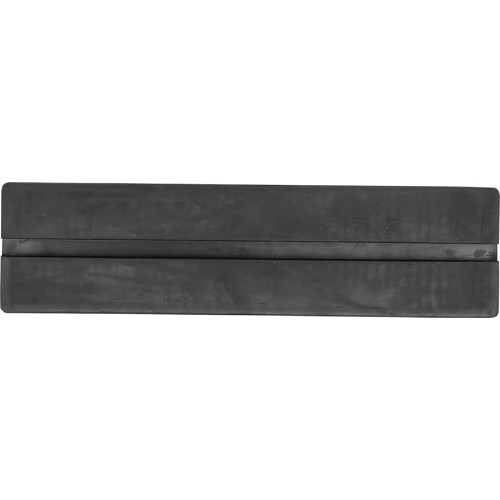 Grooved rubber buffer for lift - 373 x 100 x 35 mm - TB05113