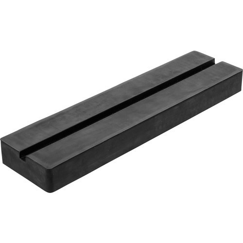 Rubber bescherming met groef voor lift - 373 x 100 x 35 mm