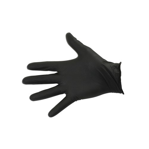 Gants mécanique en nitrile écaillé noir ou orange - taille L par 50 - TB05171