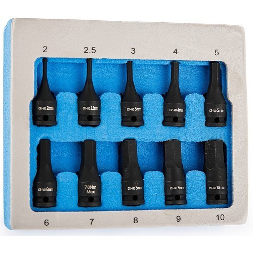 1/4" impact hex bits - TB05343