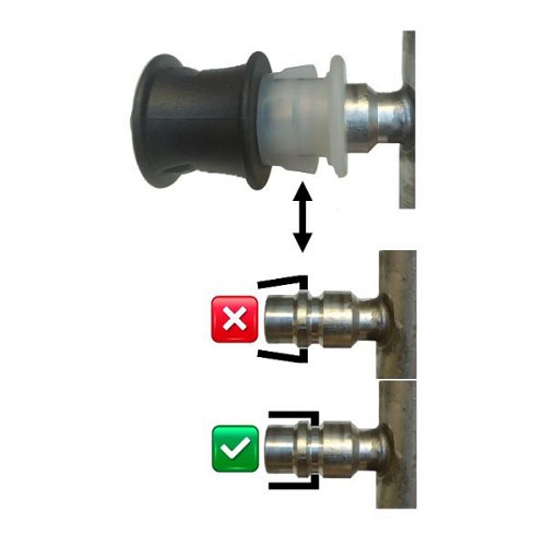 Detector de fugas para sistemas de aire acondicionado extremos Refrigerante R134A y HFO1234yf - Jeringa de 30 ml - TB15136