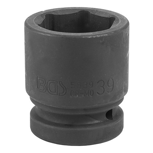  Chave de impacto curta de 39 mm para quadrado de 1" - TB90102 