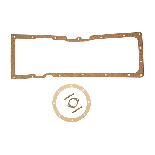  Lower sump gasket kit for Citroën Traction Avant 15/6 (02/1938-10/1956) - TC10026 