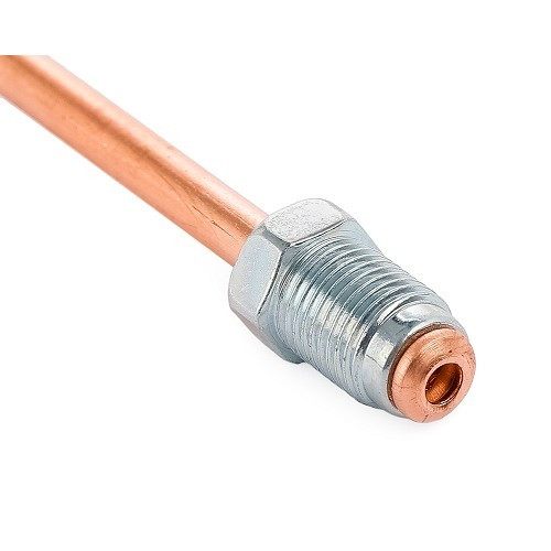 Rigid copper brake hose 4.75 mm 75 cm - TR05075