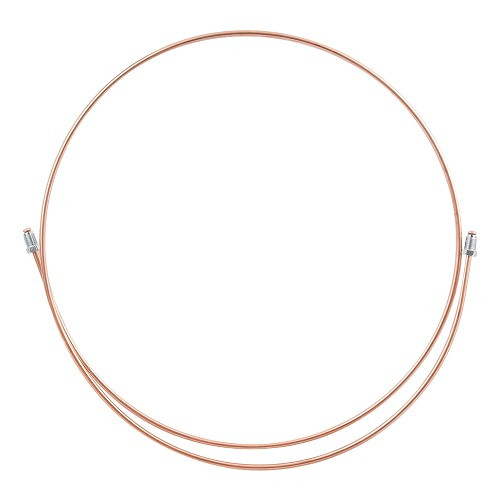  Rigid copper brake hose 4.75 mm 165 cm - TR05165 