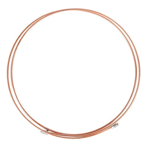  Rigid copper brake hose 4.75 mm 235 cm - TR05235 