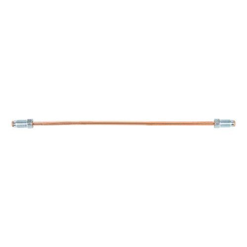  Durite rigide de frein en cuivre de 4.75mm de diamètre - embouts 3/8 24UNF de 21mm et 3/8 24UNF de 21mm - 25cm - TR06022 