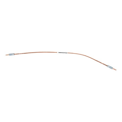  Rigid copper brake hose 3.50mm diameter - M8x1.25 20mm and M8x1.25 20mm ends - 42.5cm - TR06029 