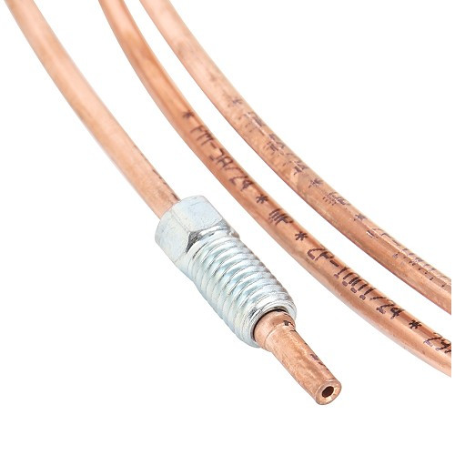 Rigid copper brake hose 3.50mm diameter - M8x1.25 20mm and M8x1.25 20mm ends - 305cm - TR06031