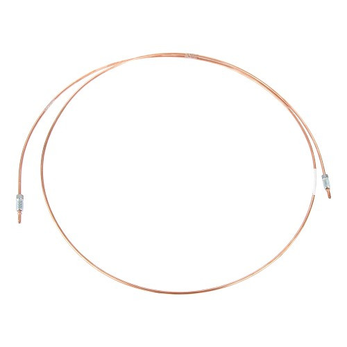  Rigid copper brake hose 3.50mm diameter - M8x1.25 20mm and M8x1.25 20mm ends - 180cm - TR06034 