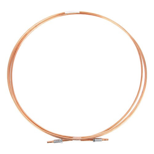  Rigid copper brake hose 4.50mm diameter - M9x1.25 20mm and M9x1.25 20mm ends - 332cm - TR06039 