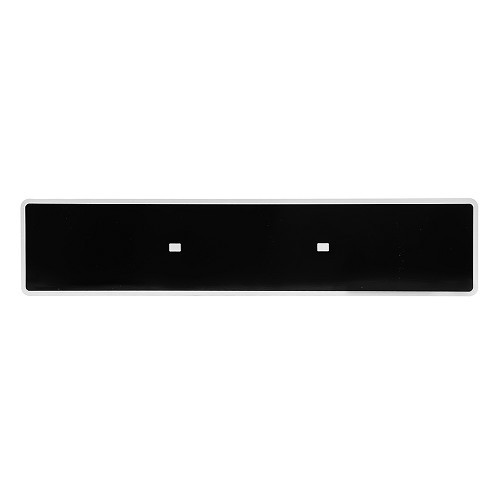 License plate "SIV" Aluminum Black 520 x 110 mm