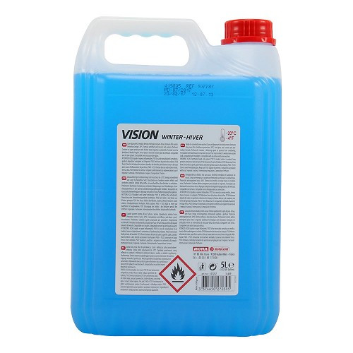 Windshield washer MOTUL Vision Winter -20°C for winter - canister - 5 Liters - UA01221