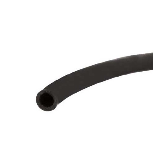 Black windshield washer hose, diameter 3 mm - by the metre