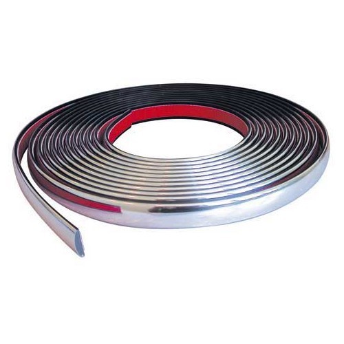  Chrome silver adhesivetrim width 9 mm - UA10012 