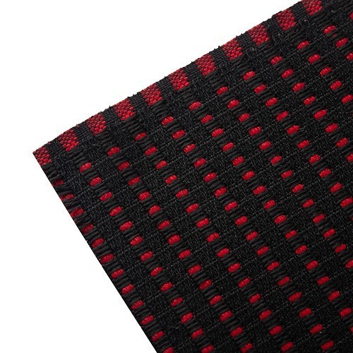  Tissu de siège quartet rouge pour Peugeot 205 GTI et Peugeot 205 CTI - UA11070 