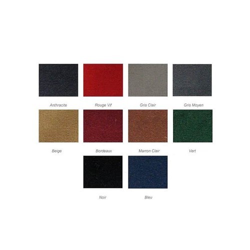  Light grey velvet floor mats - Sold by the metre - UA11114 