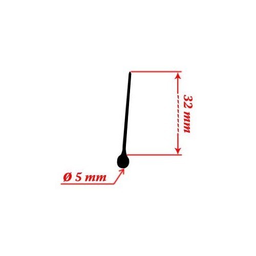 Set of 4 2 metre white wing seals - UA12900KW