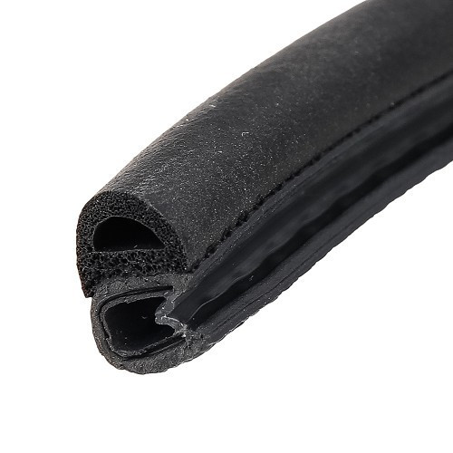  Guarnizione cofano nera - 9 x 6 mm - UA13146 