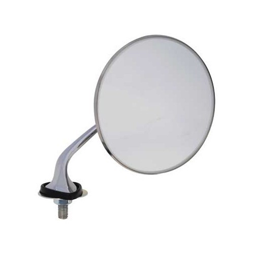 Lucas-style chrome-plated right-hand door mirror - UA14955