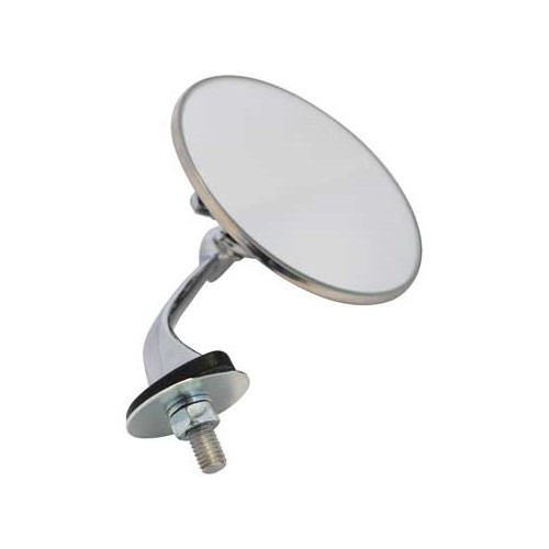 Lucas-style chrome-plated right-hand door mirror - UA14955