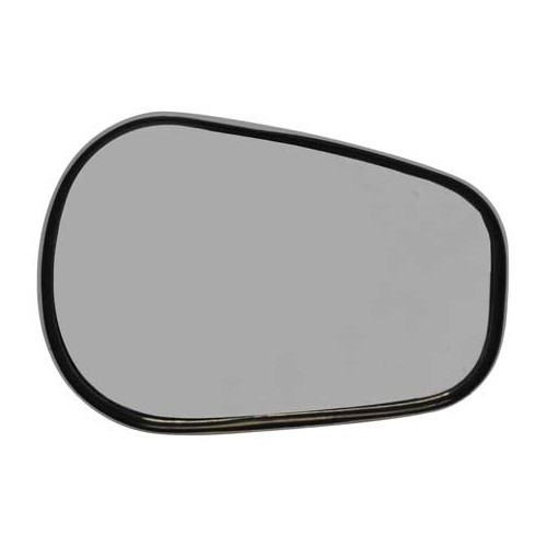  Pear-shaped chrome-plated door mirror to screw onto a base - UA15010-1 