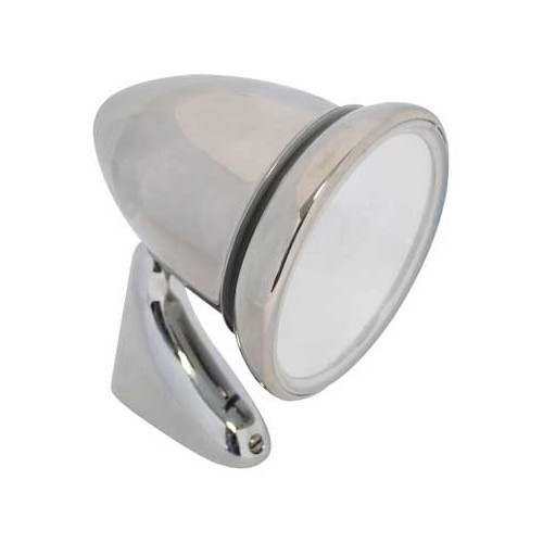  Stainless steel Mini racing left-hand door mirror - UA15015 