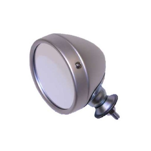  "Grand Prix" style mirror - brushed aluminium - UA15040 