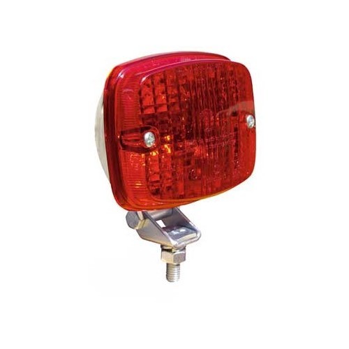  1 red/chrome HELLA fog light - UA15540 