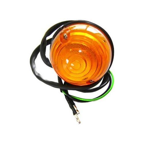 Lampeggiatore WIPAC anteriore o posteriore arancione con bordo nero