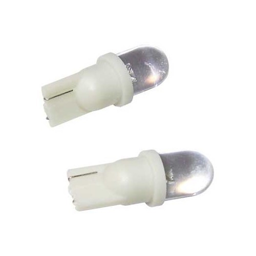 Ampoules poirettes W5W LED 12 Volts