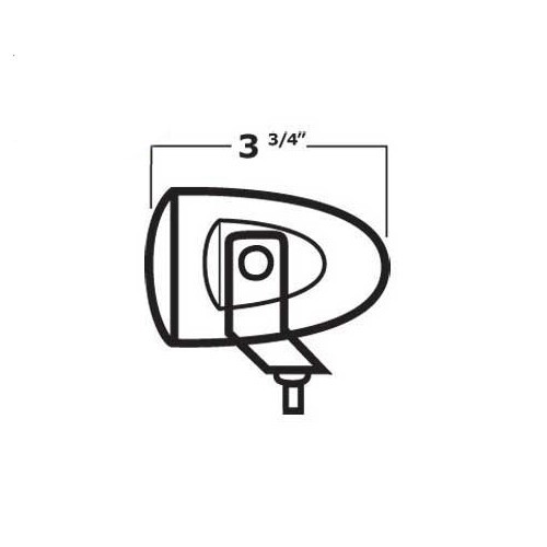 Phares anti brouillard HELLA compact oval - UA17008