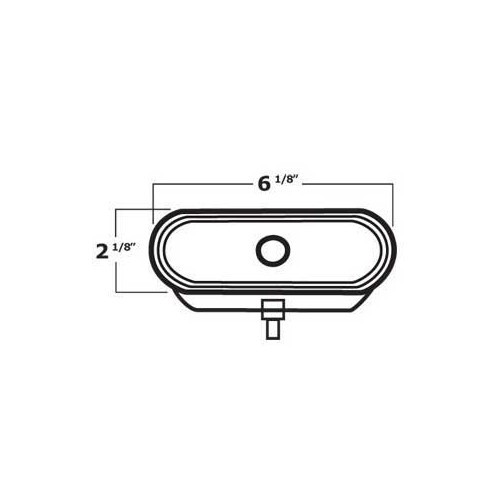 Luces antiniebla rectangulares compactas HELLA - UA17009