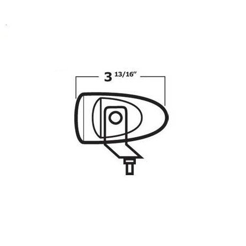 HELLA compacte rechthoekige mistlampen - UA17009