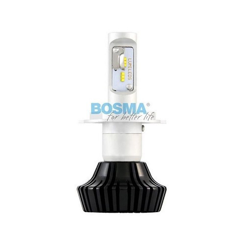 Pack 2 ampoules LED H4 Blanches Bosma Lumiled 6000K - UA17052 