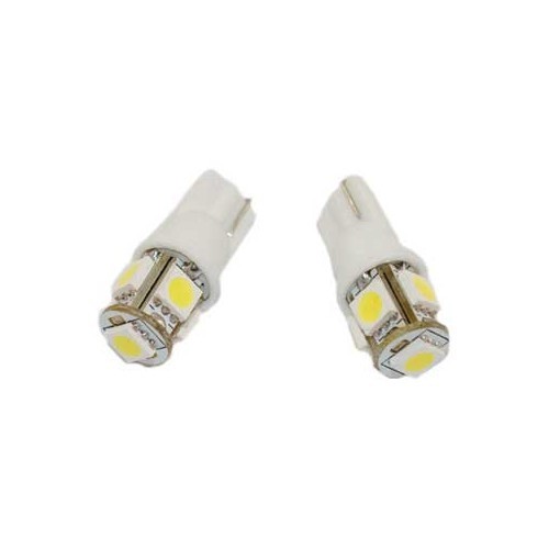  5-pellet SMD T10 gloeilampen - set van 2 - UA17146-1 