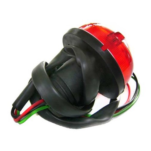 Rück- und Bremslicht WIPAC rot mit schwarzer Umrandung - UA17400
