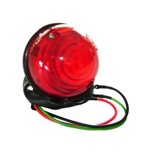  Luz trasera y de freno WIPAC roja fleje negro - UA17400 