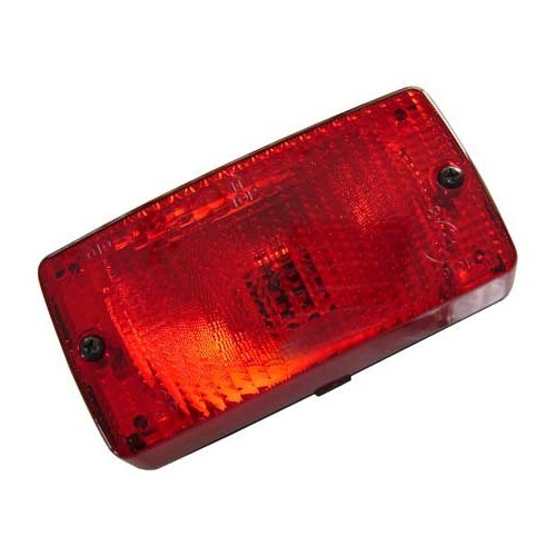  1 farol de nevoeiro WIPAC retangular vermelho - UA17410 