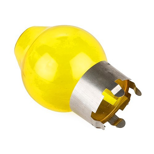 Lot de 2 ampoules de phare H4 à globe jaune 12V