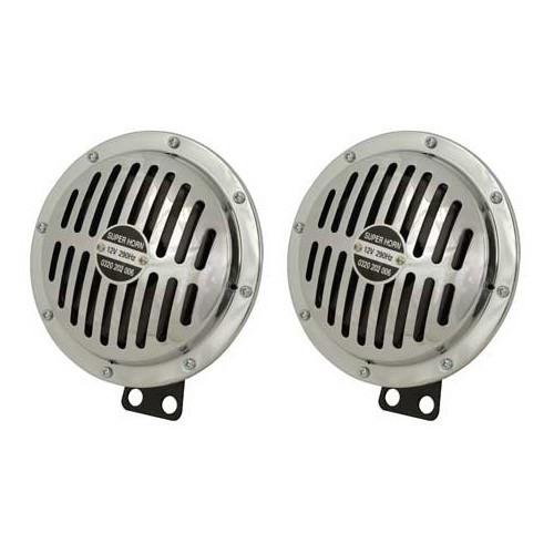  Pair of "Classic" 2-tone 12-volt horns - UA19030 