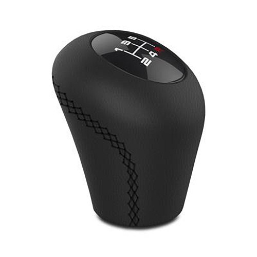  Black leather gear knob - UB00203 