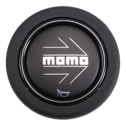  Bouton de klaxon MOMO Noir - UB00312 