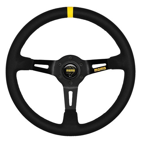     
                
                
    MOMO steering wheel - model 08 with suede finish - 88 mm dish - UB00350
