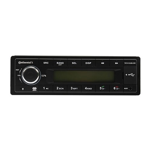 CONTINENTAL autoradio met USB - Bluetooth - Handsfree-kitfuncties - UB01306